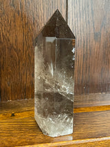 Smoky Quartz Tower #6 760g - “My spirit is deeply grounded in the present moment”.