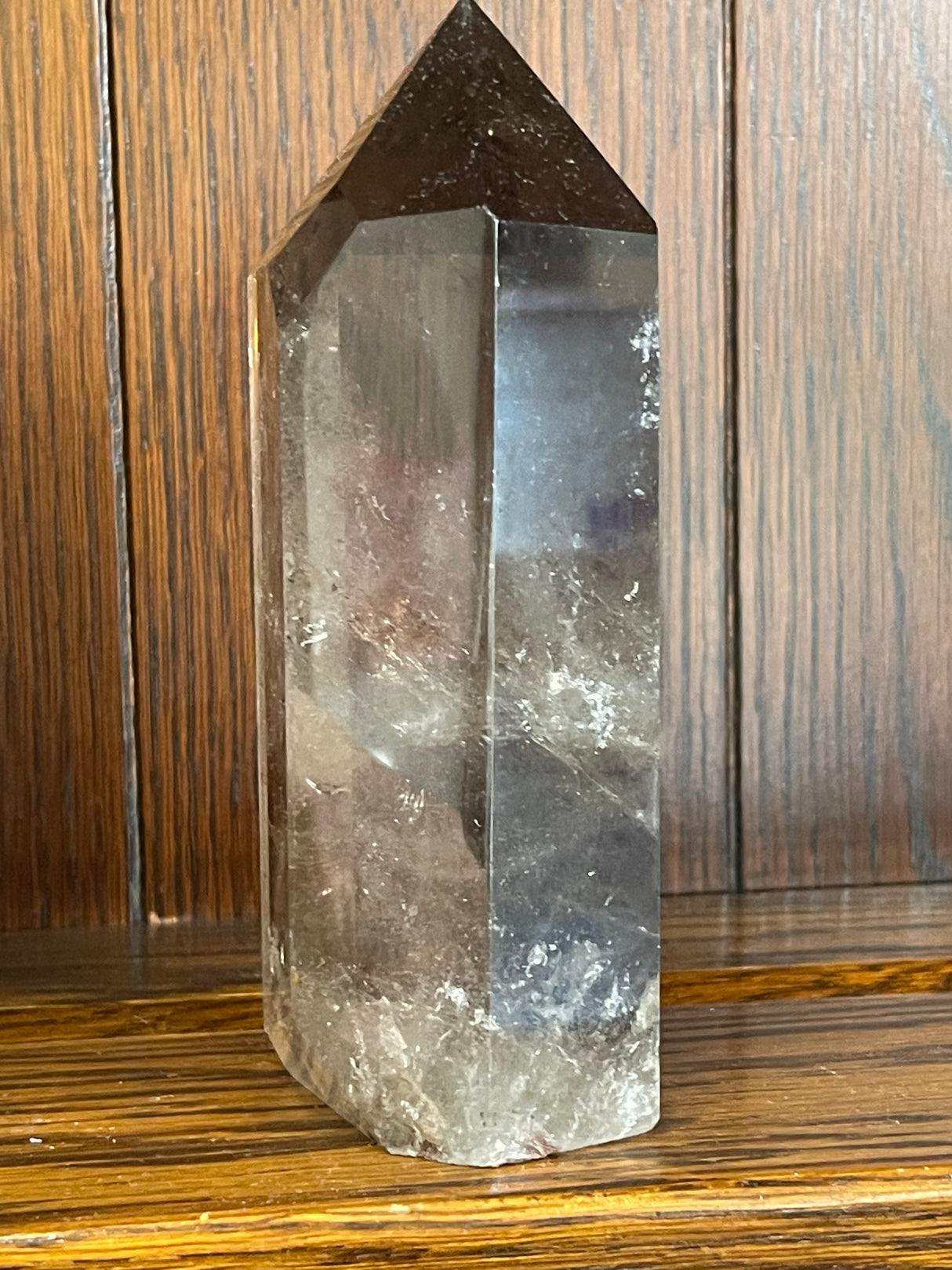 Smoky Quartz Tower #6 760g - “My spirit is deeply grounded in the present moment”.