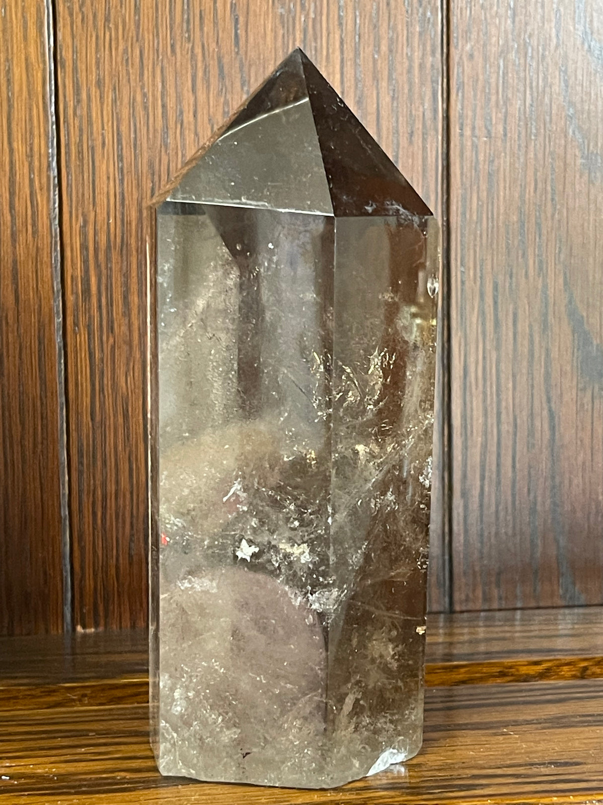 Smoky Quartz Tower #6 760g - “My spirit is deeply grounded in the present moment”.