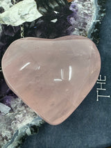 Rose Quartz Puffy Heart  68g - “I radiate love, beauty, confidence and grace”