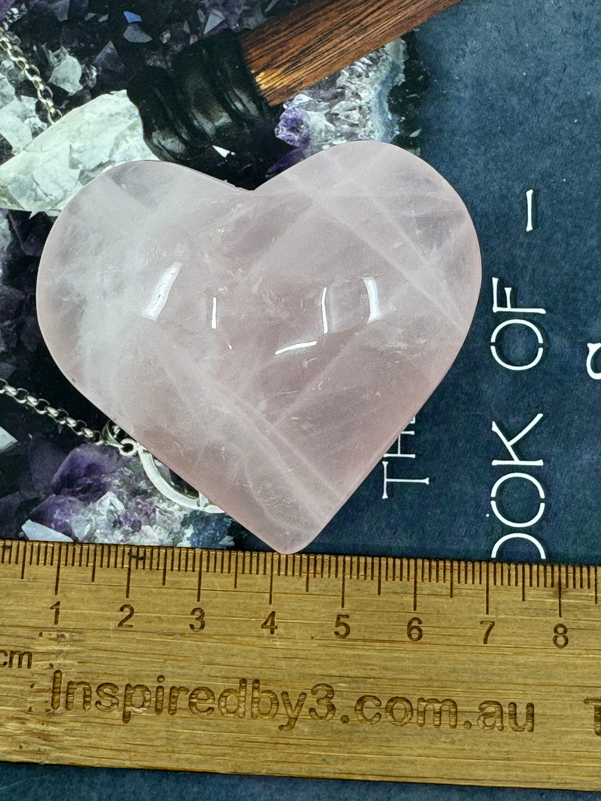 Rose Quartz Puffy Heart  113g - “I radiate love, beauty, confidence and grace”