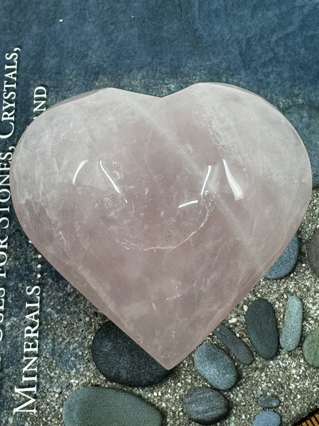 Rose Quartz Puffy Heart 122g - “I radiate love, beauty, confidence and grace”