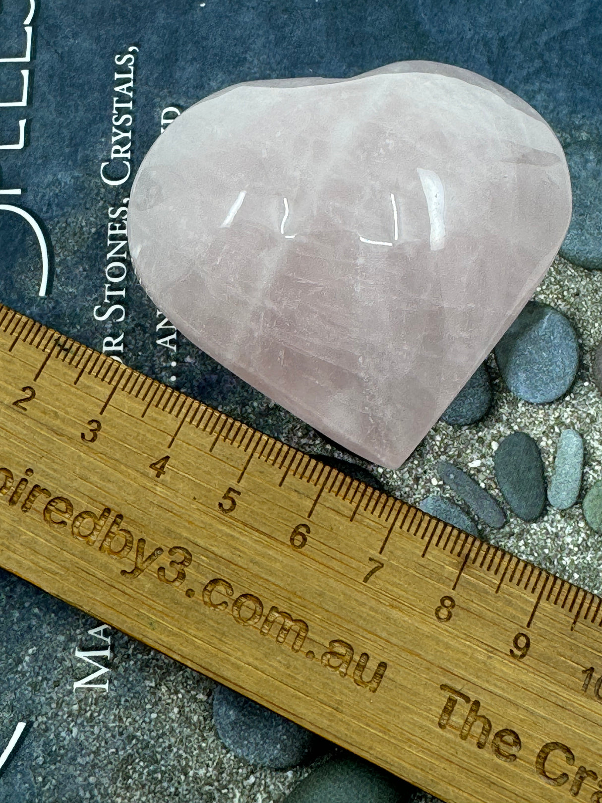 Rose Quartz Puffy Heart 122g - “I radiate love, beauty, confidence and grace”