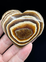 Aragonite Heart Banded - "I am deeply connected to the energy of Mother Earth."