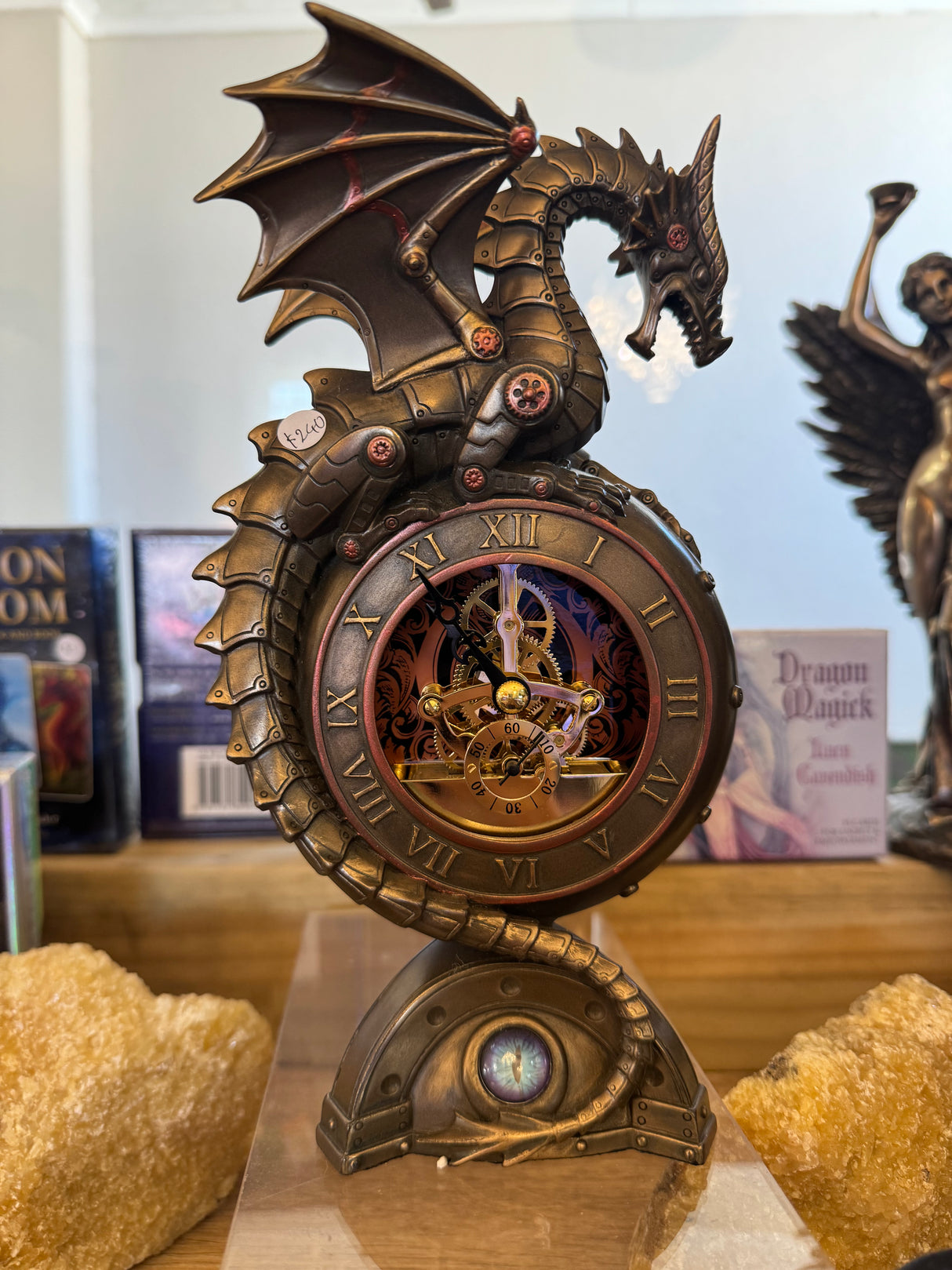 Steampunk Dragon Clock