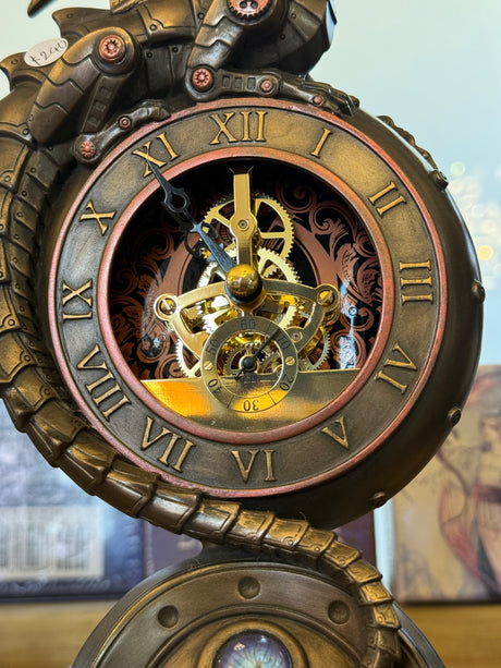 Steampunk Dragon Clock