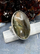 Labradorite Ring Size 11 - “I welcome change and transformation into my life”.