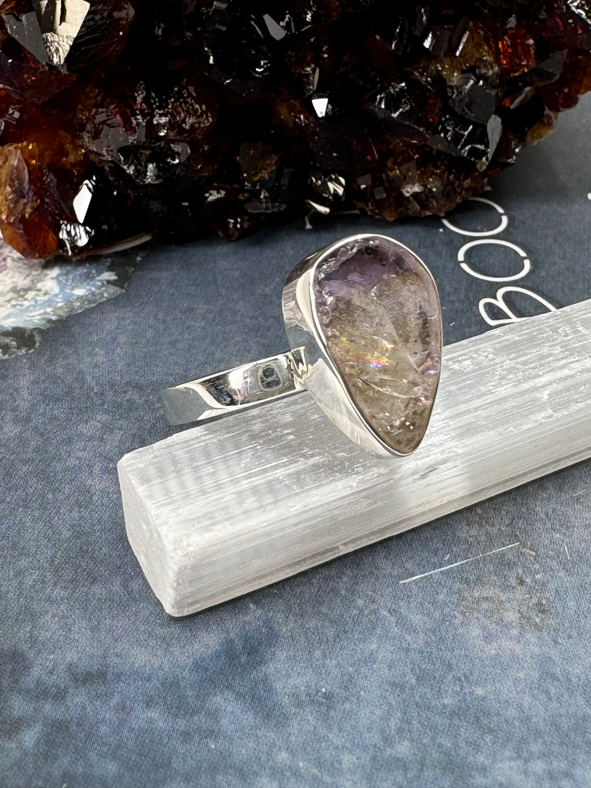 Ametrine Ring Size 11 - "I can overcome anything I set my mind to."