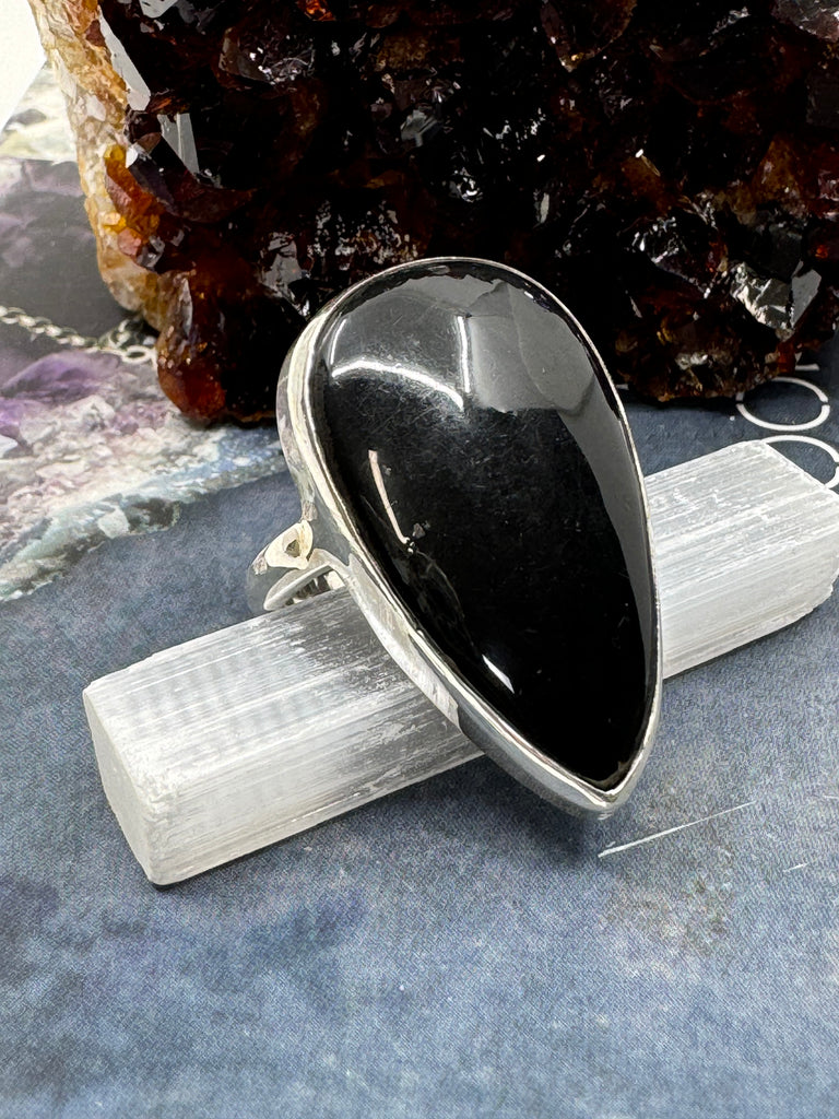 Shungite Ring Size 11  - “I am shielded from negative energy influences"