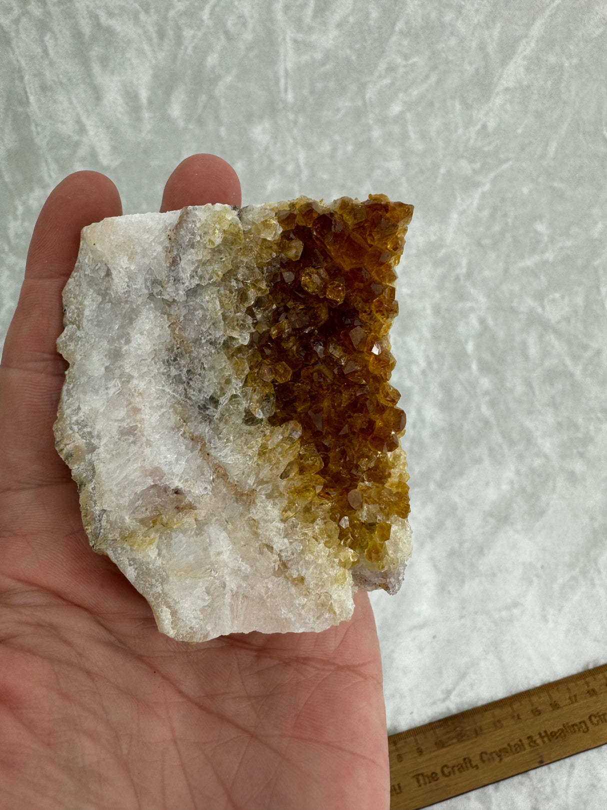 Citrine Cluster #4 256gg - “I am successful in all areas of life”.