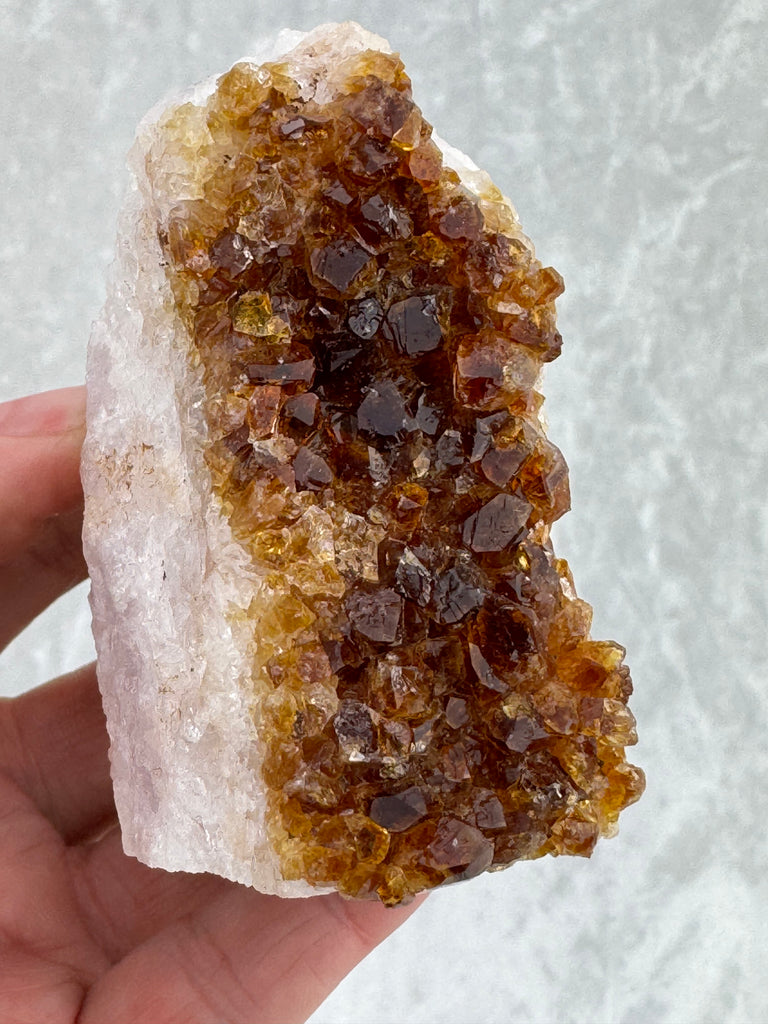 Citrine Cluster #5 263g - “I am successful in all areas of life”.