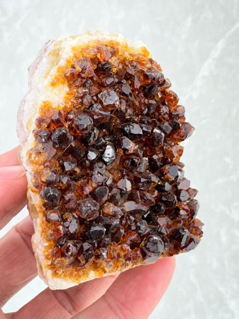 Citrine Cluster #9 205g - “I am successful in all areas of life”.