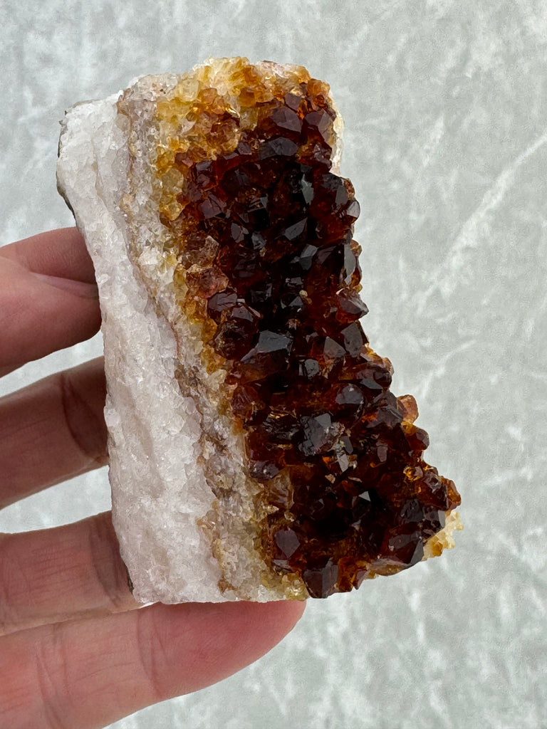 Citrine Cluster #10 241g - “I am successful in all areas of life”.