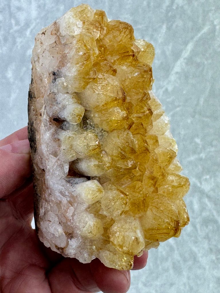 Citrine Cluster #11 236g - “I am successful in all areas of life”.