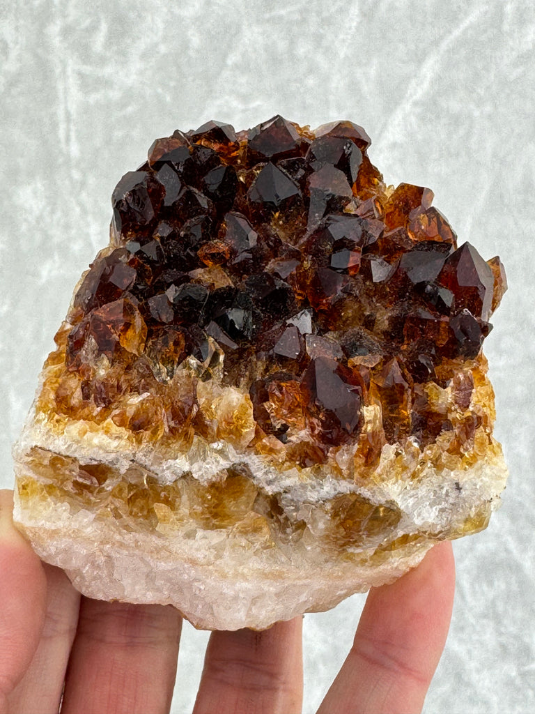 Citrine Cluster #12 406g - “I am successful in all areas of life”.