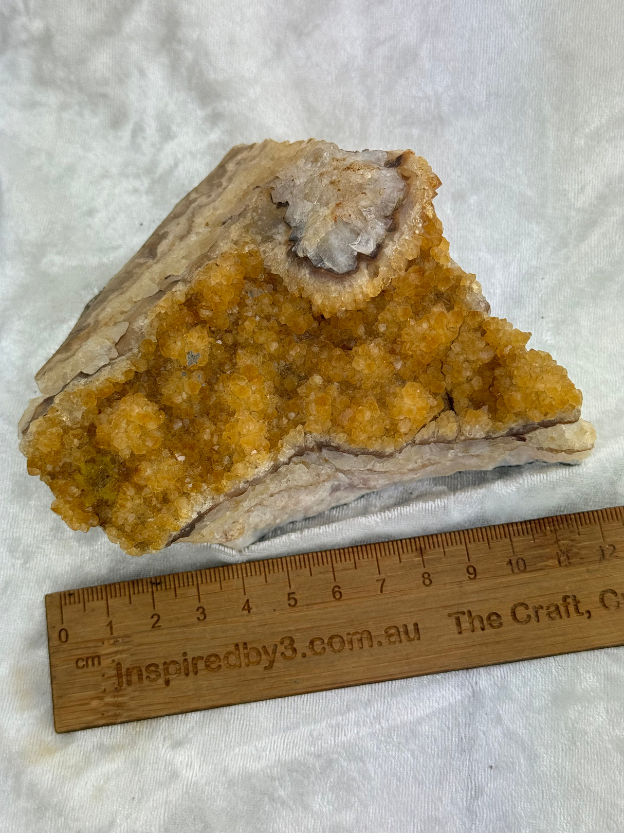 Citrine Cluster #13 583g - “I am successful in all areas of life”.