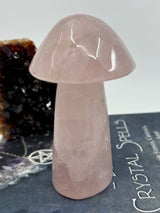 Rose Quartz Mushroom #1 259g 10cm - Love & Peace