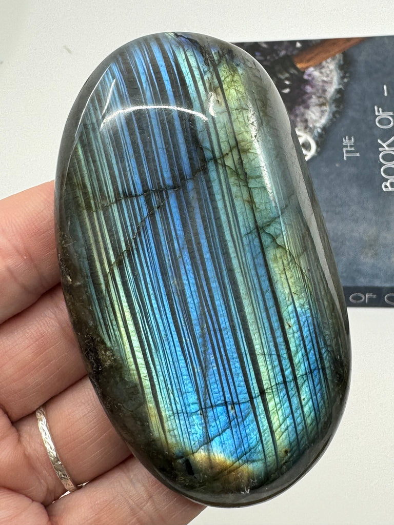 Labradorite Palmstone #1- Magic & Protection