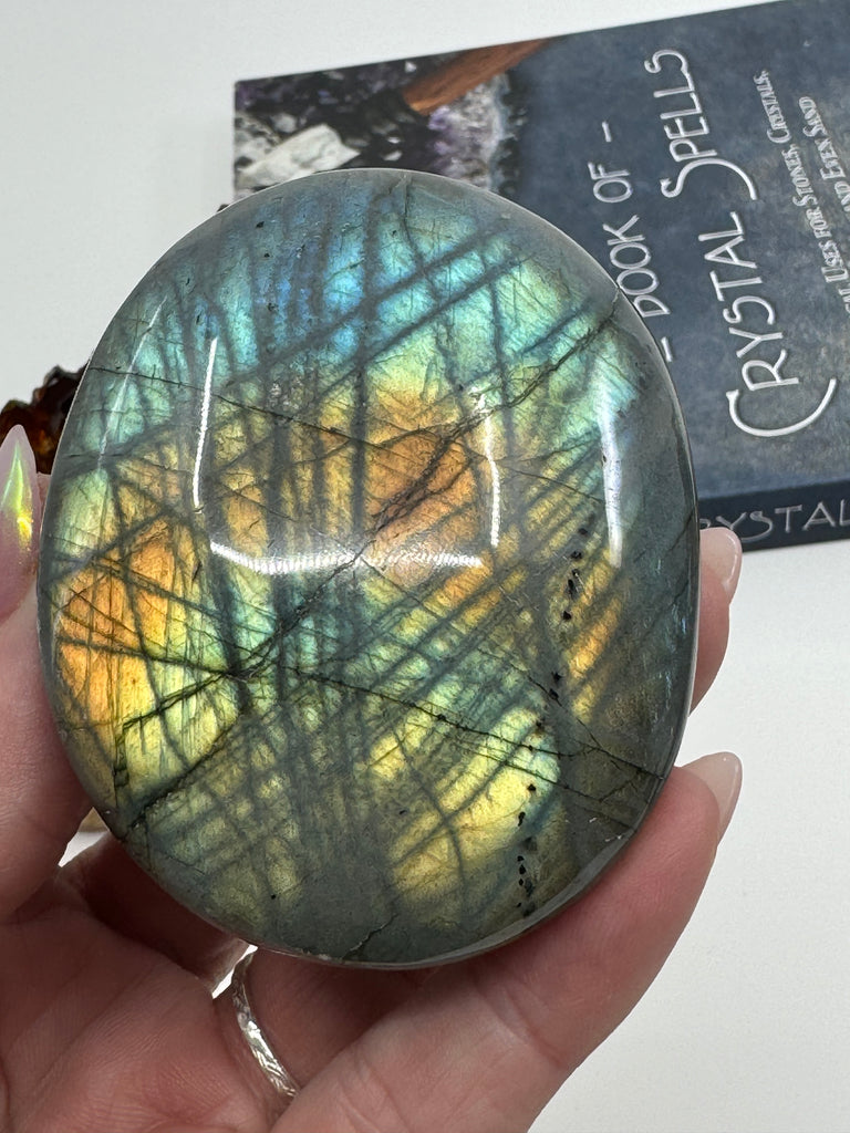 Labradorite Palmstone #2- Magic & Protection