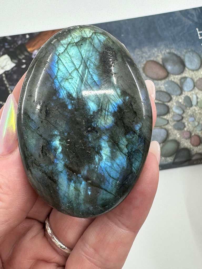 Labradorite Palmstone #13 - Magic & Protection