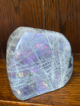 Labradorite Freeform Purple Flashes 757g -  “ I welcome change and transformation into my life”.