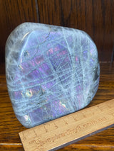 Labradorite Freeform Purple Flashes 757g -  “ I welcome change and transformation into my life”.