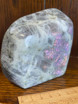 Labradorite Freeform Purple Flashes 757g -  “ I welcome change and transformation into my life”.