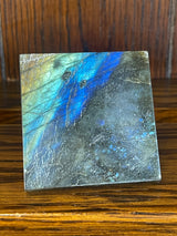 Labradorite Pyramid Carving 6cm #1 - Self Transformation. Protection.