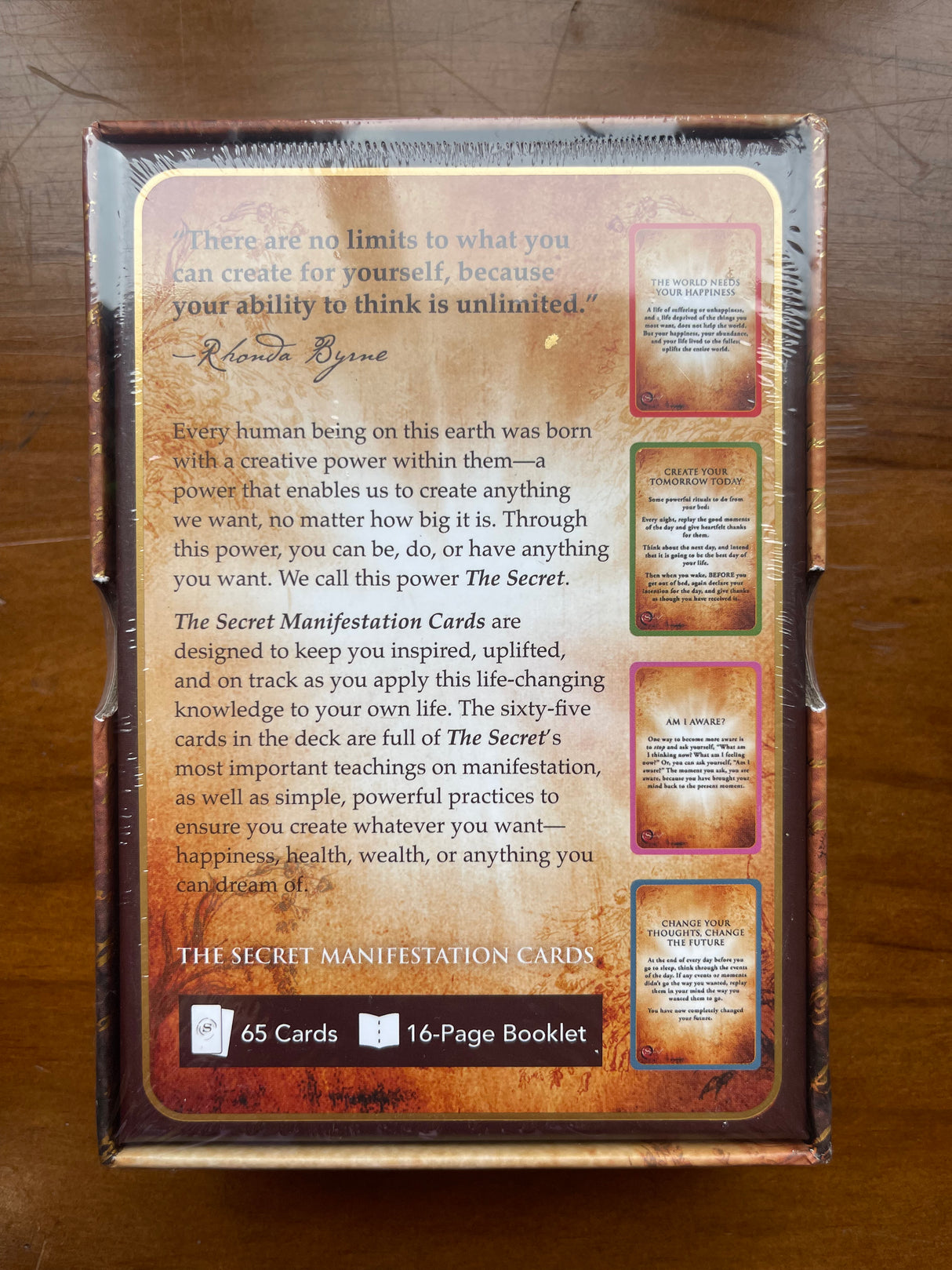 The Secret Manifestation Cards Author : Rhonda Byrne