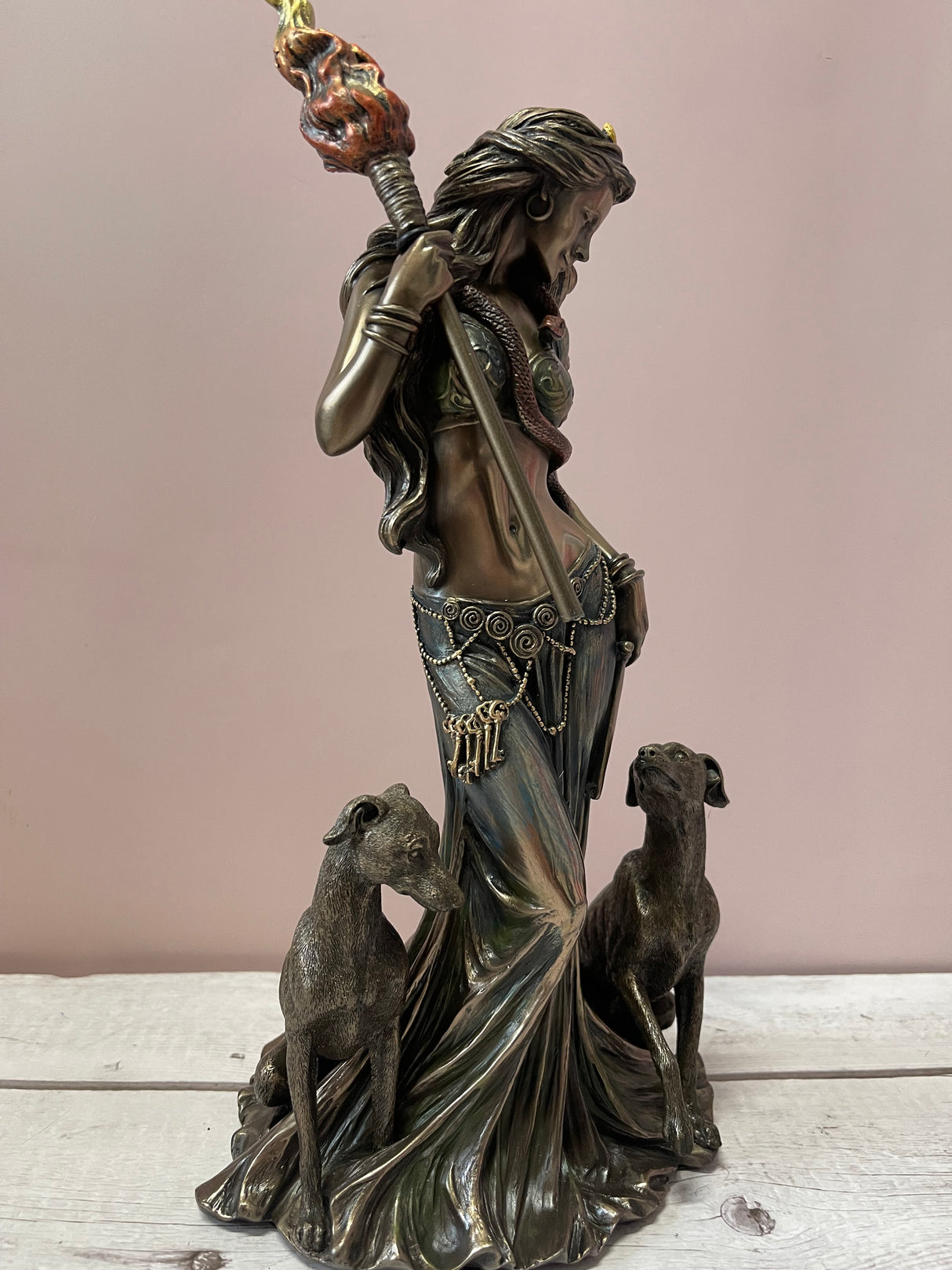 Hecate Statue - Goddess of the Crossroads, Magic & Sorcery.