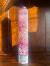 Rainbow Fluorite Point #8 885g 22cm- Focus. Motivation