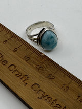 Larimar Ring Size 7 - "I allow myself to express my inner femininity".