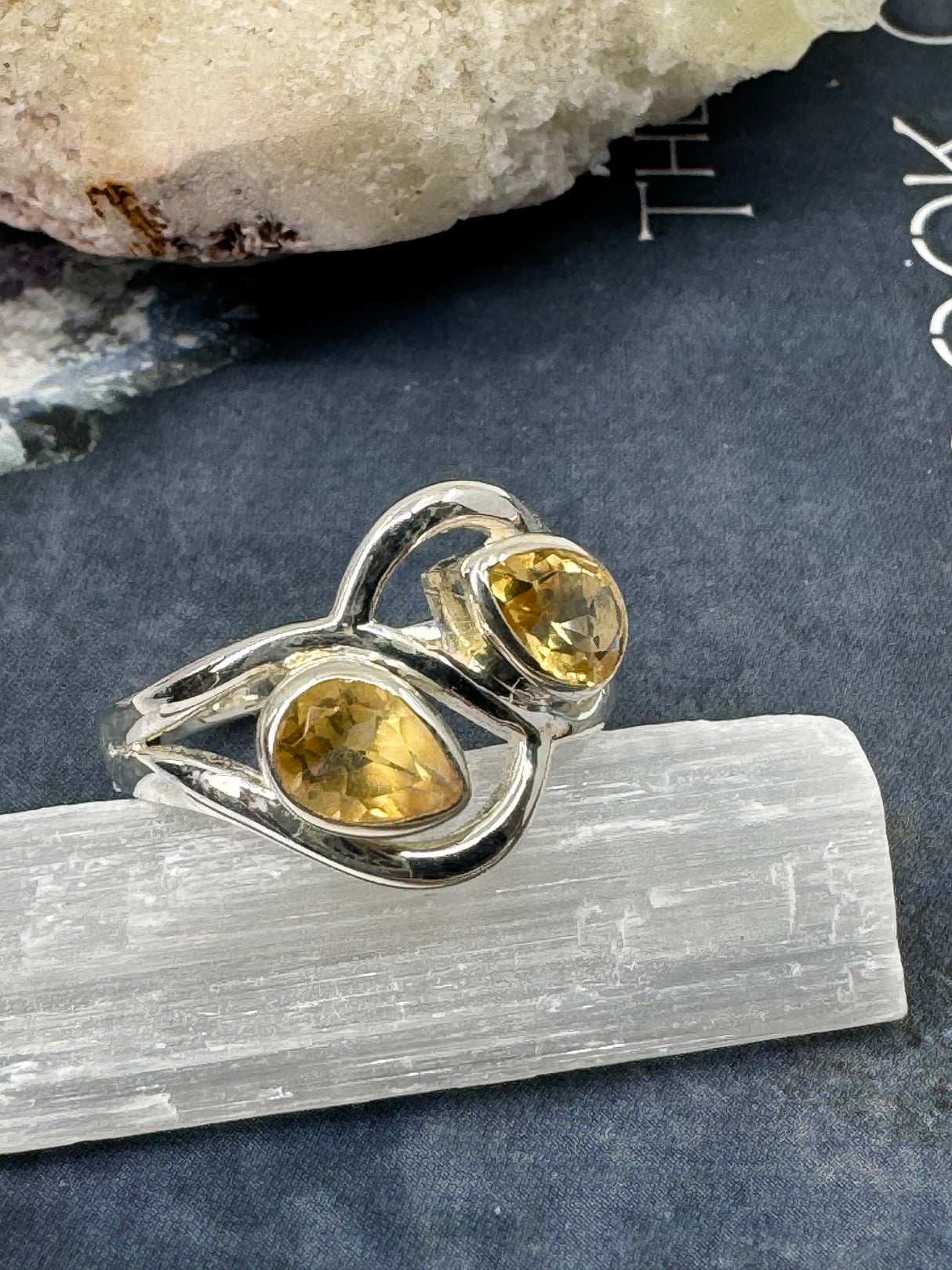 Citrine Ring Size 7 - “I am successful in all areas of life”.