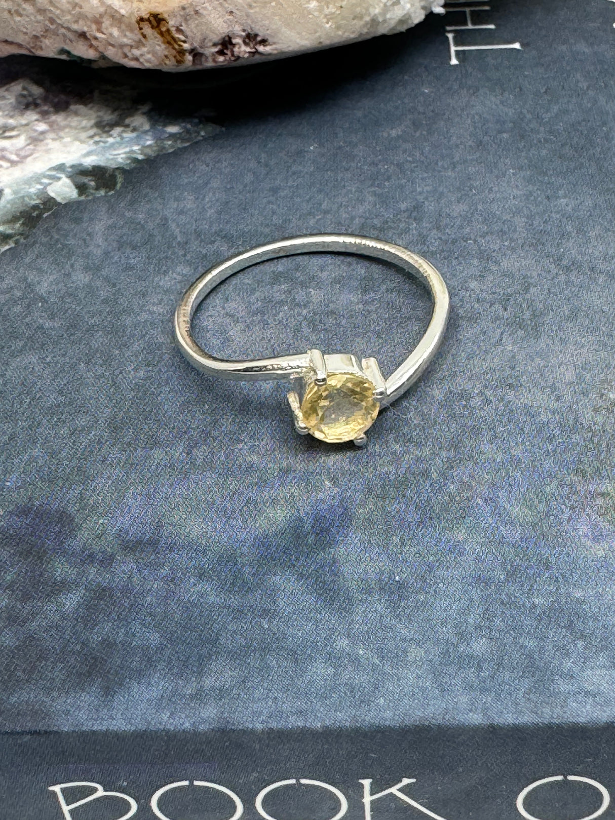 Citrine Ring Size 7 - “I am successful in all areas of life”.