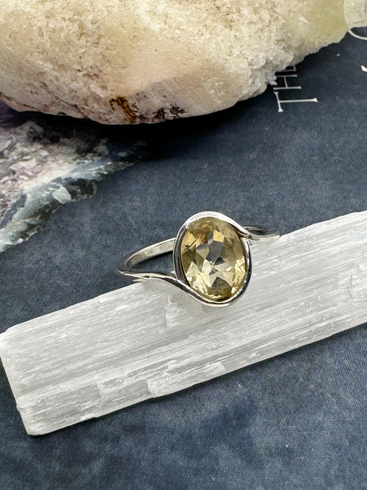 Citrine Ring Size 7 - “I am successful in all areas of life”.