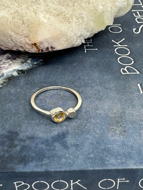 Citrine Ring Size 7 - “I am successful in all areas of life”.