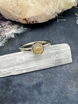 Golden Healer Ring Size 7 - “Healing light surrounds me”.