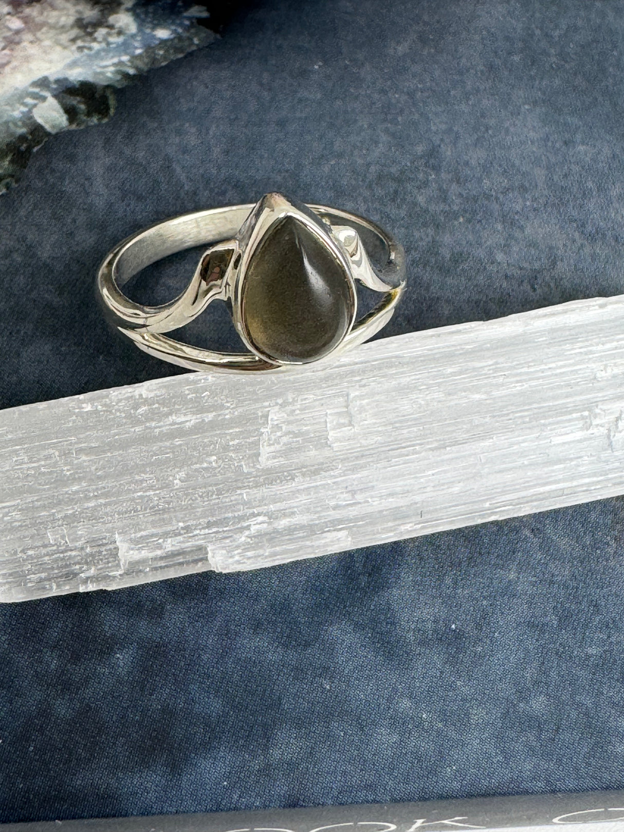 Labradorite Ring Size 7 - “I welcome change and transformation into my life.”