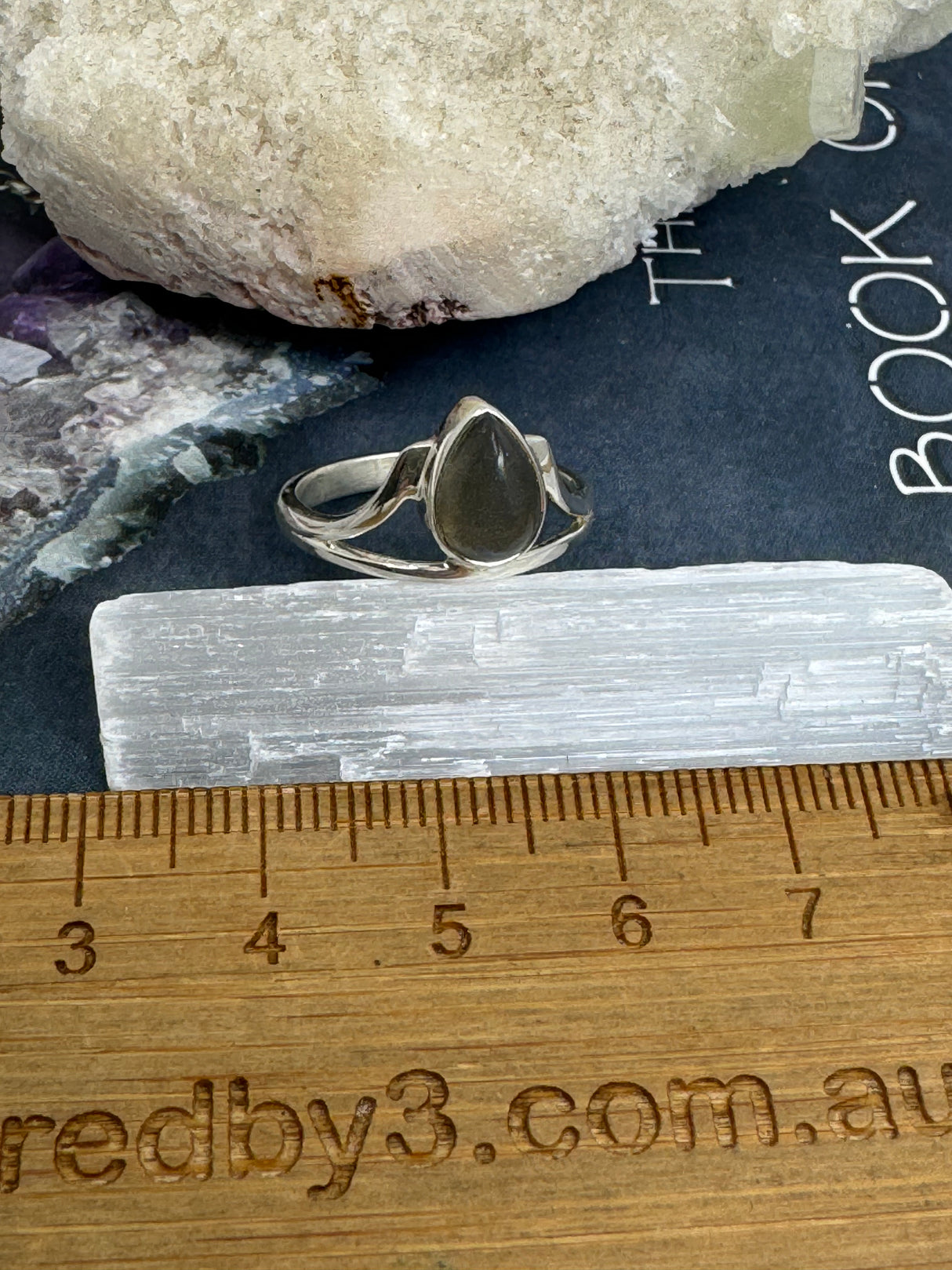 Labradorite Ring Size 7 - “I welcome change and transformation into my life.”