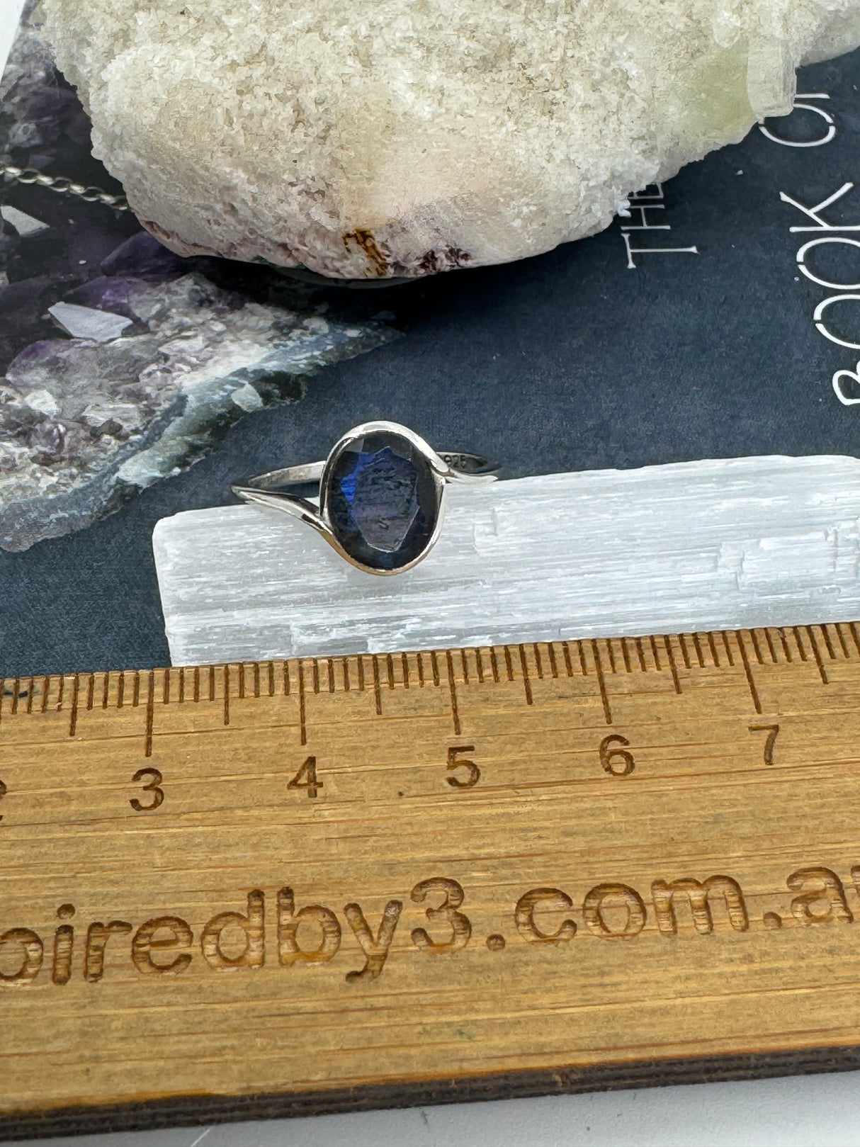 Labradorite Ring Size 7 - “I welcome change and transformation into my life.”