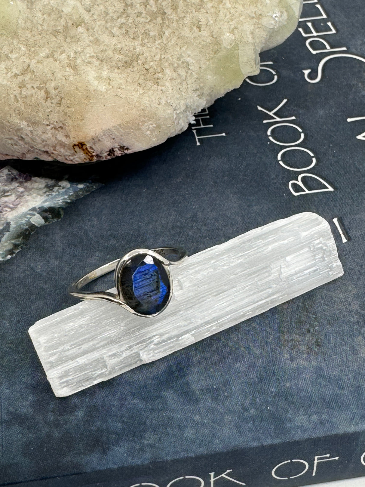 Labradorite Ring Size 7 - “I welcome change and transformation into my life.”