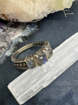 Labradorite Ring Size 7 - “I welcome change and transformation into my life.”