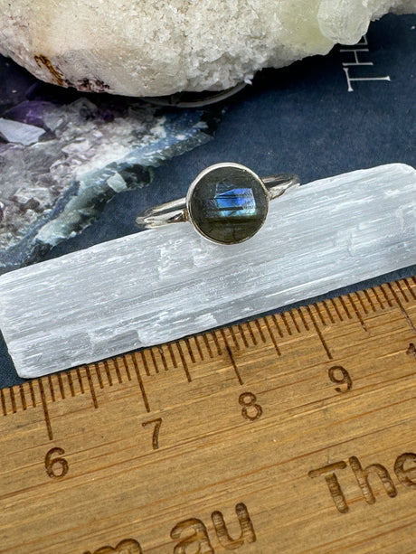 Labradorite Ring Size 7 - “I welcome change and transformation into my life.”