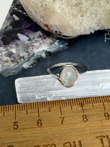 Rainbow Moonstone Ring Size 7 - “My mind is open to new possibilities and opportunities”.