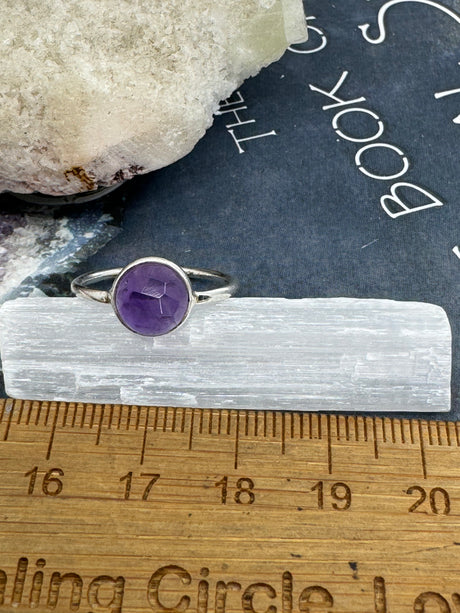 Amethyst Ring Size 7 - “I trust my intuition and allow it to guide me each day.”