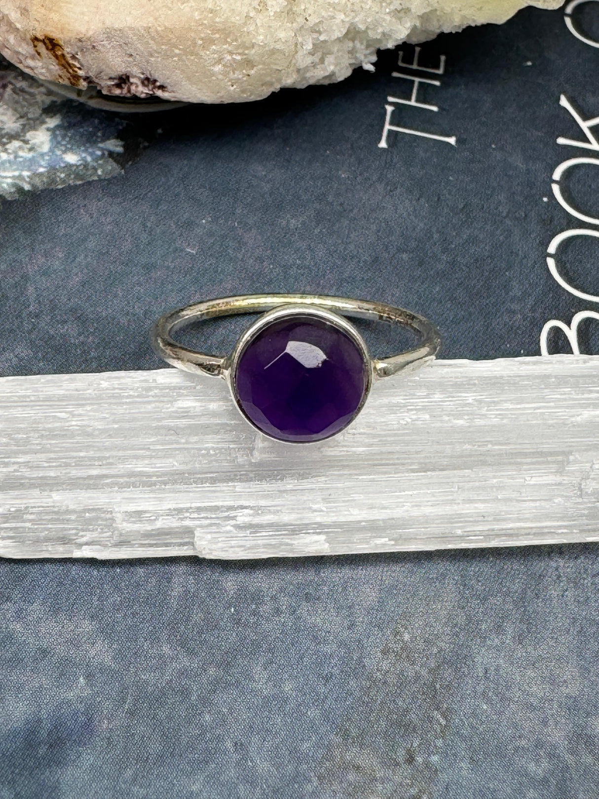 Amethyst Ring Size 7 - “I trust my intuition and allow it to guide me each day.”