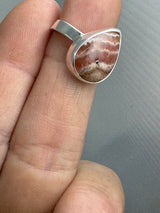 Rhodocroscite Silver Ring Size 7 - "My mind, body, and spirit are protected and grounded."