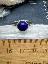 Lapis Lazuli Ring Size 10 - “I will stand up for what is right and speak my truth”.