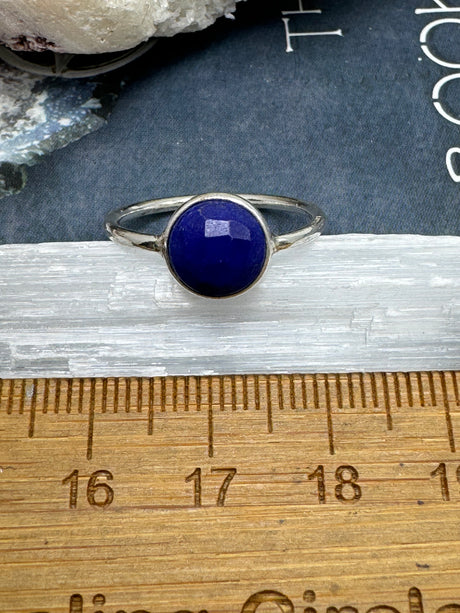 Lapis Lazuli Ring Size 5 - “I will stand up for what is right and speak my truth”.