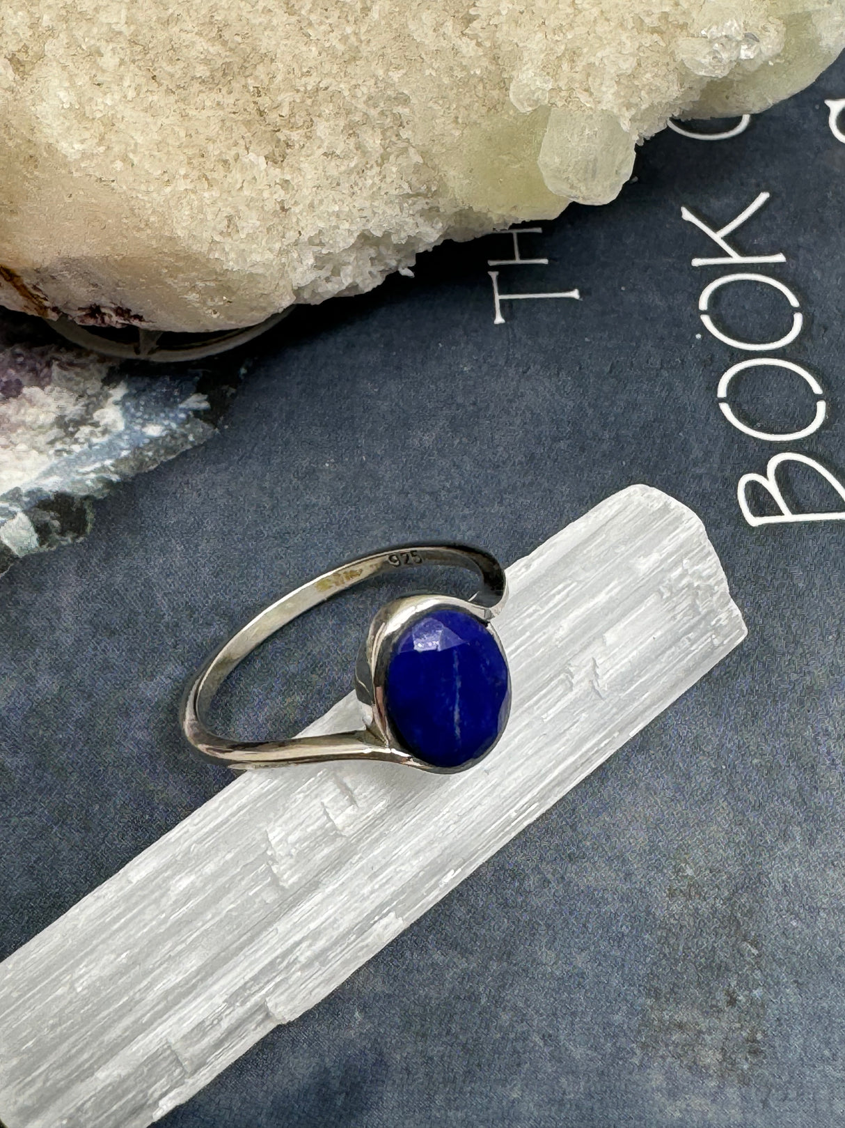 Lapis Lazuli Ring Size 7 - “I will stand up for what is right and speak my truth”.